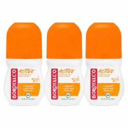 Borotalco - Deodorant Roll-On Borotalco Active Mandarine si Neroli Roll-On 3 x 50 ml