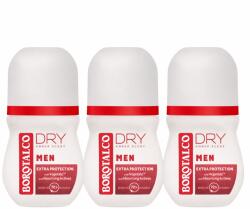 Borotalco - Deodorant Roll-on Borotalco Men Amber, 50 ml 3 x 50 ml