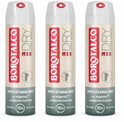 Borotalco - Deodorant Spray Borotalco Men Invisible, 150 ml 3 x 150 ml