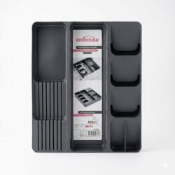 TYPEC Organizator Tacâmuri EMHOUSE Smart, 43 x 43.5 x 5 cm, Antracit/Gri Tacam