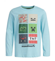  Minecraft Blockbuster Blue gyerek hosszú ujjú póló, felső 12 év / 152 cm (85FKC68229A12) - kreativjatek