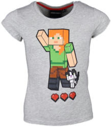 Minecraft Grey gyerek rövid póló, felső 5 év / 110 cm (85FKC49291B5) - kreativjatek
