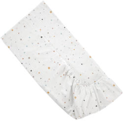 Lorelli gumis lepedő 70x140 + 15cm - Happy Friends Blue - kreativjatek