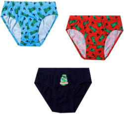 Minecraft Mine-Guards gyerek fehérnemű, alsó 3 darab/csomag 8 év / 128 cm (85FKC490488)