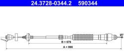 ATE Cablu ambreiaj ATE 24.3728-0344.2 (24.3728-0344.2)
