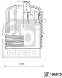 Febi Bilstein Capac, filtru combustibil FEBI BILSTEIN 196979 (196979)