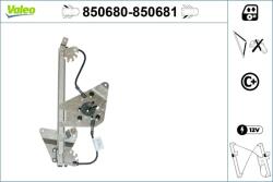VALEO Mecanism actionare geam VALEO 850680 (850680)