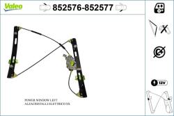 VALEO Mecanism actionare geam VALEO 852576 (852576) - fixbox