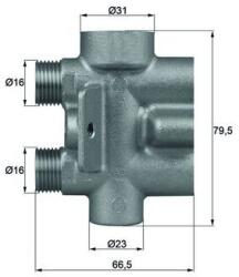MAHLE Termostat, racire ulei MAHLE TO 9 75 (TO 9 75)