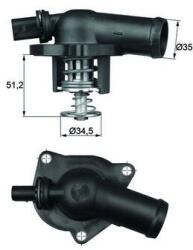 MAHLE Termostat, lichid racire MAHLE TI 17 109 (TI 17 109)