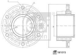 Febi Bilstein Butuc roata FEBI BILSTEIN 181015 (181015)
