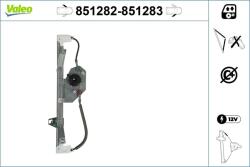 VALEO Mecanism actionare geam VALEO 851282 (851282) - fixbox