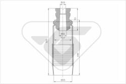 Hutchinson Kit protectie praf, amortizor Hutchinson KP065 (KP065)