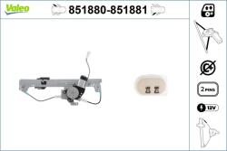VALEO Mecanism actionare geam VALEO 851880 (851880)
