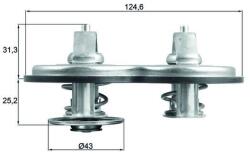 MAHLE Termostat, lichid racire MAHLE TX 141 83 (TX 141 83)
