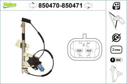 VALEO Mecanism actionare geam VALEO 850470 (850470)
