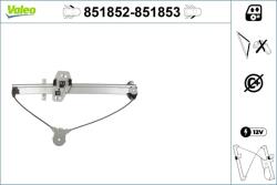 VALEO Mecanism actionare geam VALEO 851852 (851852)