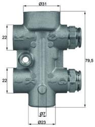 MAHLE Termostat, racire ulei MAHLE TO 8 80 (TO 8 80)