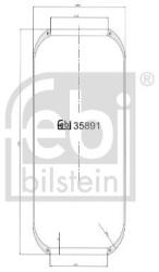 Febi Bilstein Burduf, suspensie pneumatica FEBI BILSTEIN 35891 (35891)