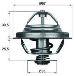 MAHLE Termostat, lichid racire MAHLE TX 27 80D (TX 27 80D)
