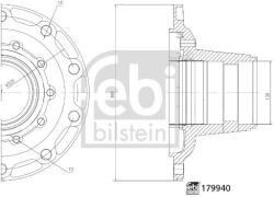 Febi Bilstein Butuc roata FEBI BILSTEIN 179940 (179940)