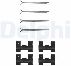 DELPHI Set accesorii, placute frana DELPHI LX0023 (LX0023)