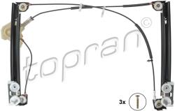 TOPRAN Mecanism actionare geam TOPRAN 501 832 (501 832)