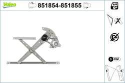 VALEO Mecanism actionare geam VALEO 851854 (851854)