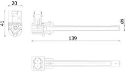 MAHLE Intrerupator control nivel lichid racire MAHLE CRTX 6 000S