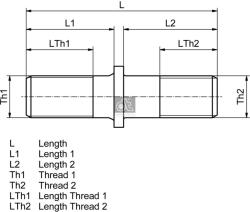 DT Spare Parts Bolt roata DT Spare Parts 10.10006 (10.10006)