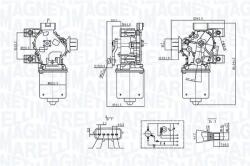 Magneti Marelli Motor stergator MAGNETI MARELLI 064072800010 (064072800010)