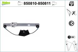 VALEO Mecanism actionare geam VALEO 850810 (850810) - fixbox