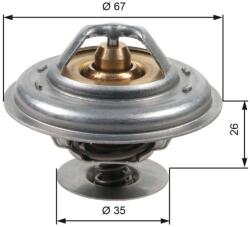GATES Termostat, lichid racire GATES TH13287G1 (TH13287G1) - fixbox