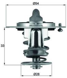 MAHLE Termostat, lichid racire MAHLE TX 72 82 (TX 72 82)