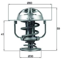 MAHLE Termostat, lichid racire MAHLE TX 177 82D (TX 177 82D)