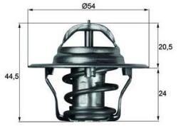 MAHLE Termostat, lichid racire MAHLE TX 4 87D (TX 4 87D)