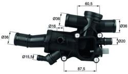MAHLE Termostat, lichid racire MAHLE TH 44 83 (TH 44 83)