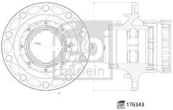 Febi Bilstein Butuc roata FEBI BILSTEIN 176343 (176343)