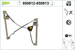 VALEO Mecanism actionare geam VALEO 850812 (850812) - fixbox