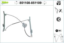 VALEO Mecanism actionare geam VALEO 851108 (851108) - fixbox