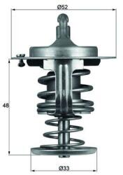 MAHLE Termostat, lichid racire MAHLE TX 82 80D (TX 82 80D)