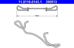 ATE Arc, etrier frana ATE 11.8116-0143.1 (11.8116-0143.1)