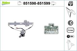 VALEO Mecanism actionare geam VALEO 851598 (851598)