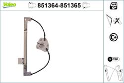 VALEO Mecanism actionare geam VALEO 851364 (851364)