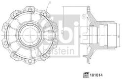Febi Bilstein Butuc roata FEBI BILSTEIN 181014 (181014)