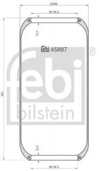 Febi Bilstein Burduf, suspensie pneumatica FEBI BILSTEIN 45887 (45887)