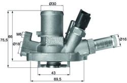 MAHLE Termostat, lichid racire MAHLE TI 151 80 (TI 151 80)