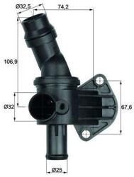 MAHLE Termostat, lichid racire MAHLE TI 8 87 (TI 8 87)