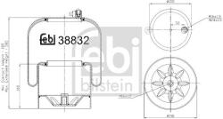 Febi Bilstein Burduf, suspensie pneumatica FEBI BILSTEIN 38832 (38832)