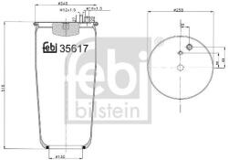 Febi Bilstein Burduf, suspensie pneumatica FEBI BILSTEIN 35617 (35617)